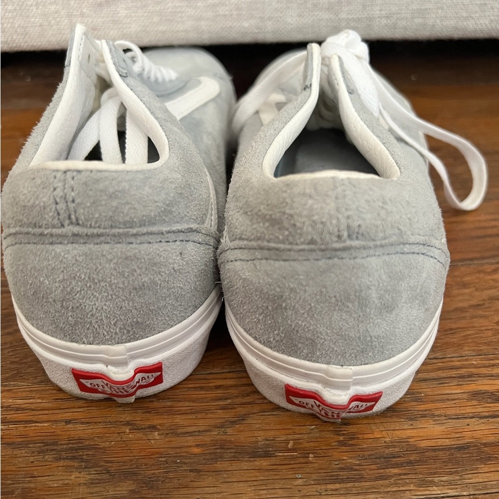 Like new blue suede Vans - Picture 3 of 4